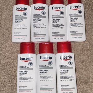 Eucerin Original Healing Lotion 5 oz (7) Total New Unopened